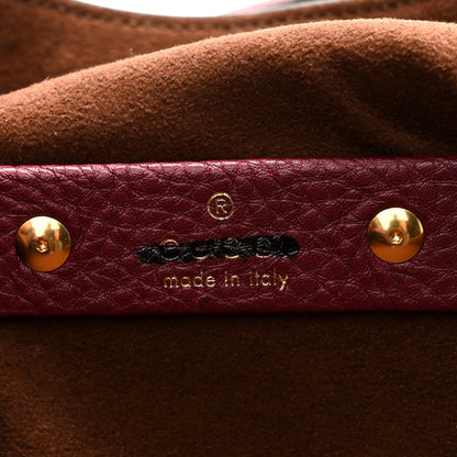 Maxi Calfskin Shoulder Bag - Red