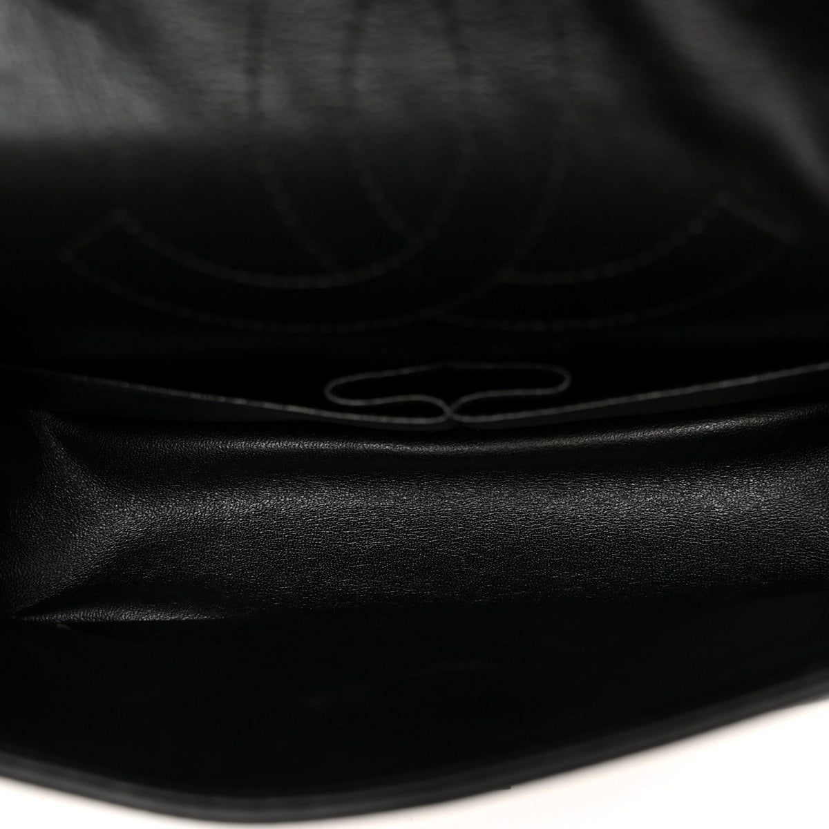 Quilted Calfskin Flap Shoulder Bag - Black