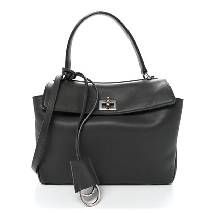 Mini Calfskin Handbag - Natural