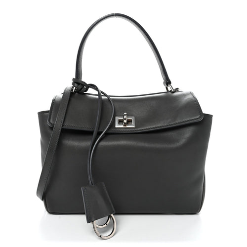 Mini Calfskin Handbag - Natural