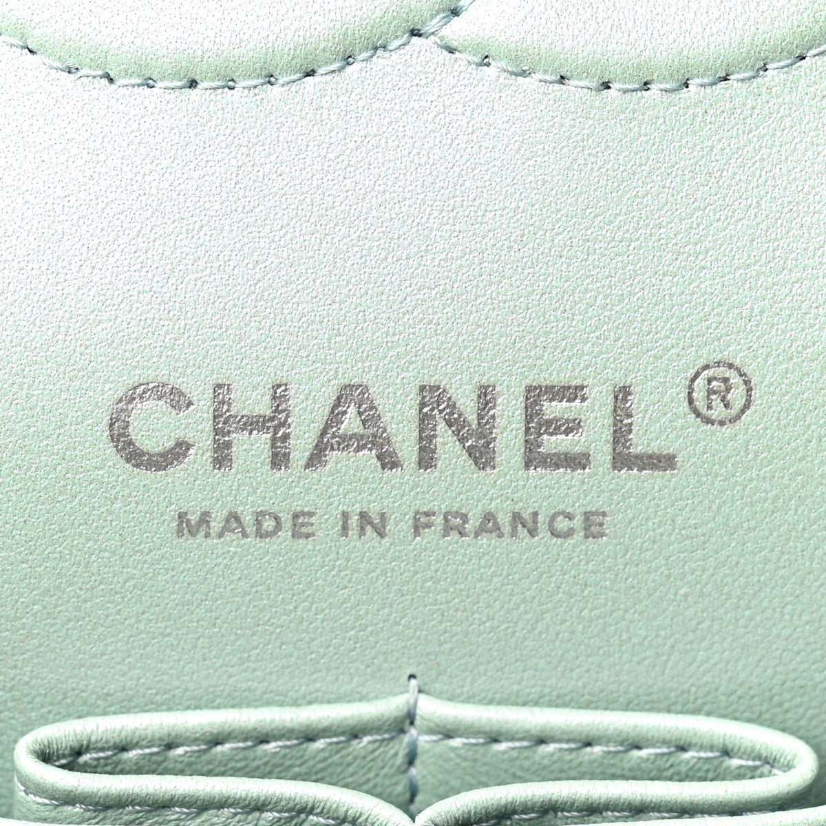 Medium Quilted Lambskin Flap Shoulder Bag - Light Blue