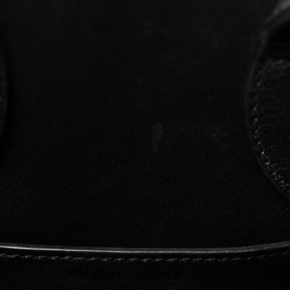 Mini Calfskin Handbag - Black