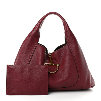 Maxi Calfskin Shoulder Bag - Red