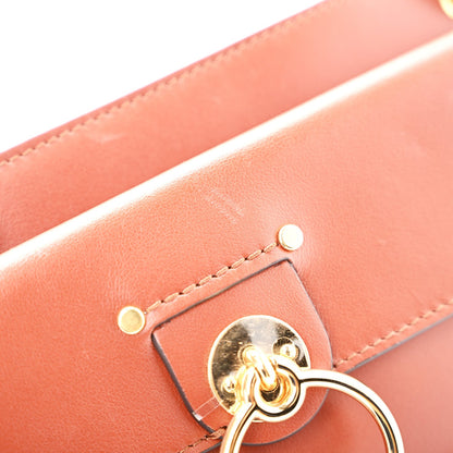 Mini Calfskin Crossbody Bag - Brown