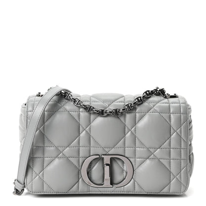 Medium Calfskin Handbag - Grey