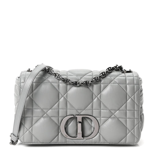 Medium Calfskin Handbag - Grey