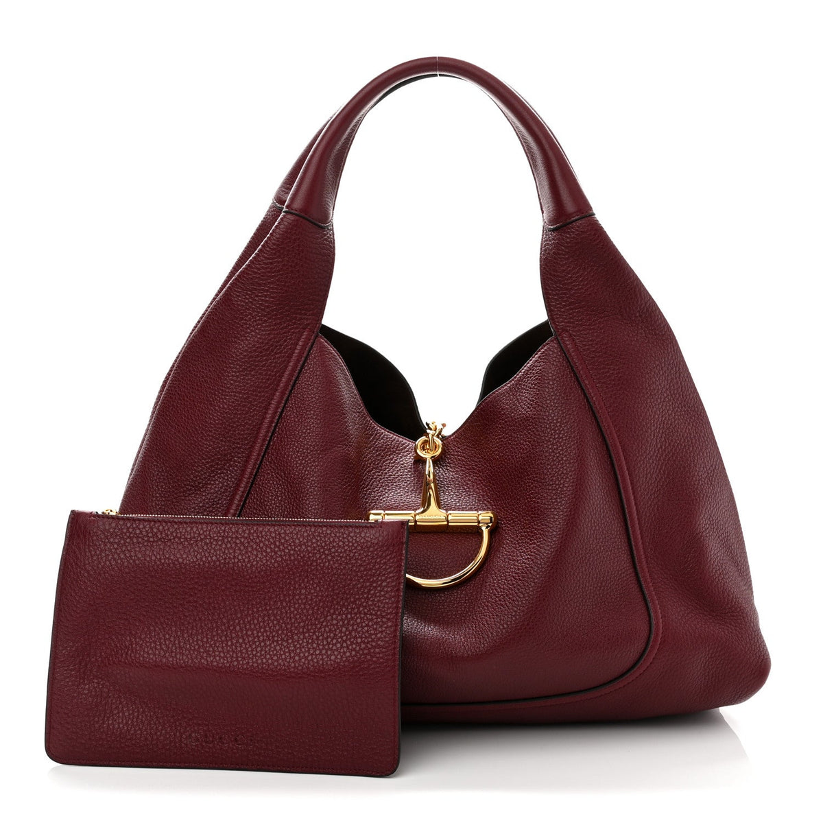 Maxi Calfskin Shoulder Bag - Red