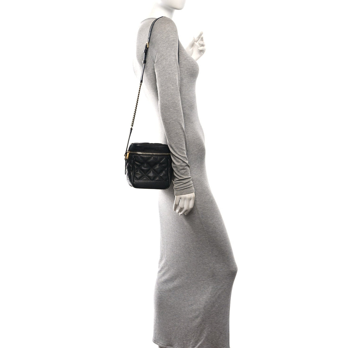 Quilted Handbag - Black