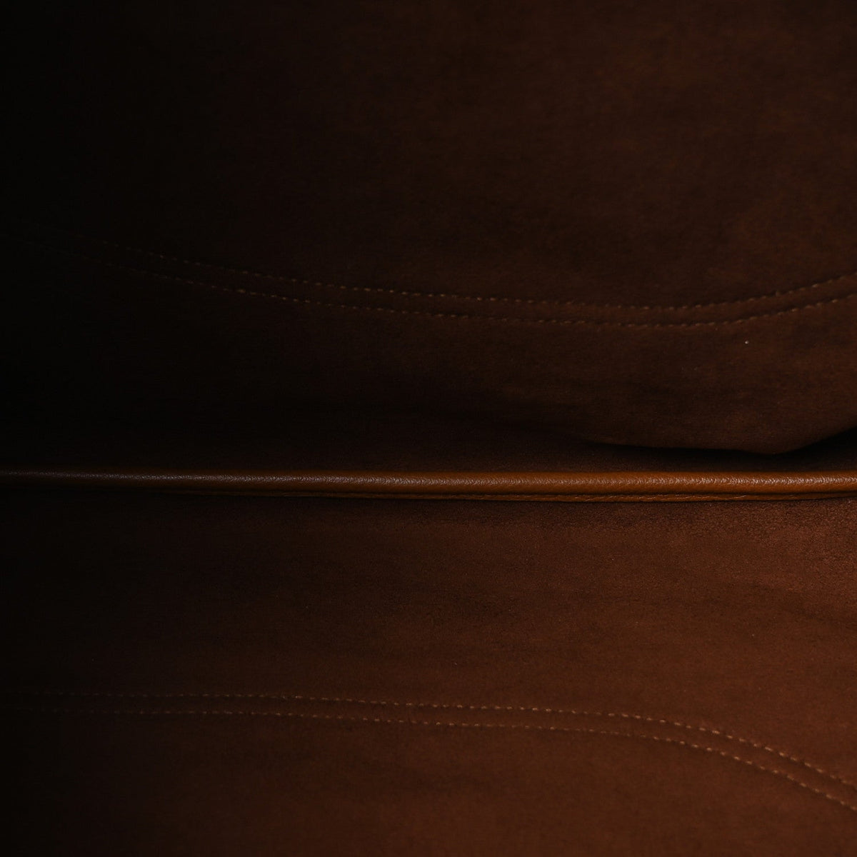 Maxi Calfskin Shoulder Bag - Brown
