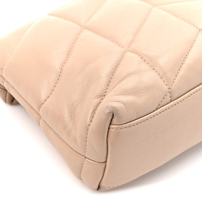 Quilted Lambskin Satchel Bag