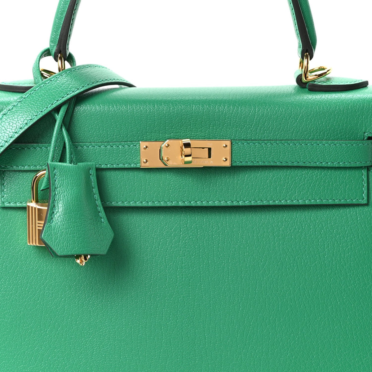 Chevre Chamkila Kelly Sellier 25 Menthe Handbag