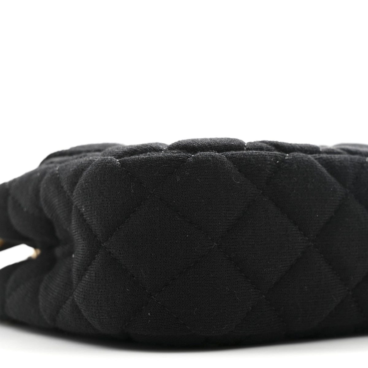 Small Quilted Hobo Bag - Black