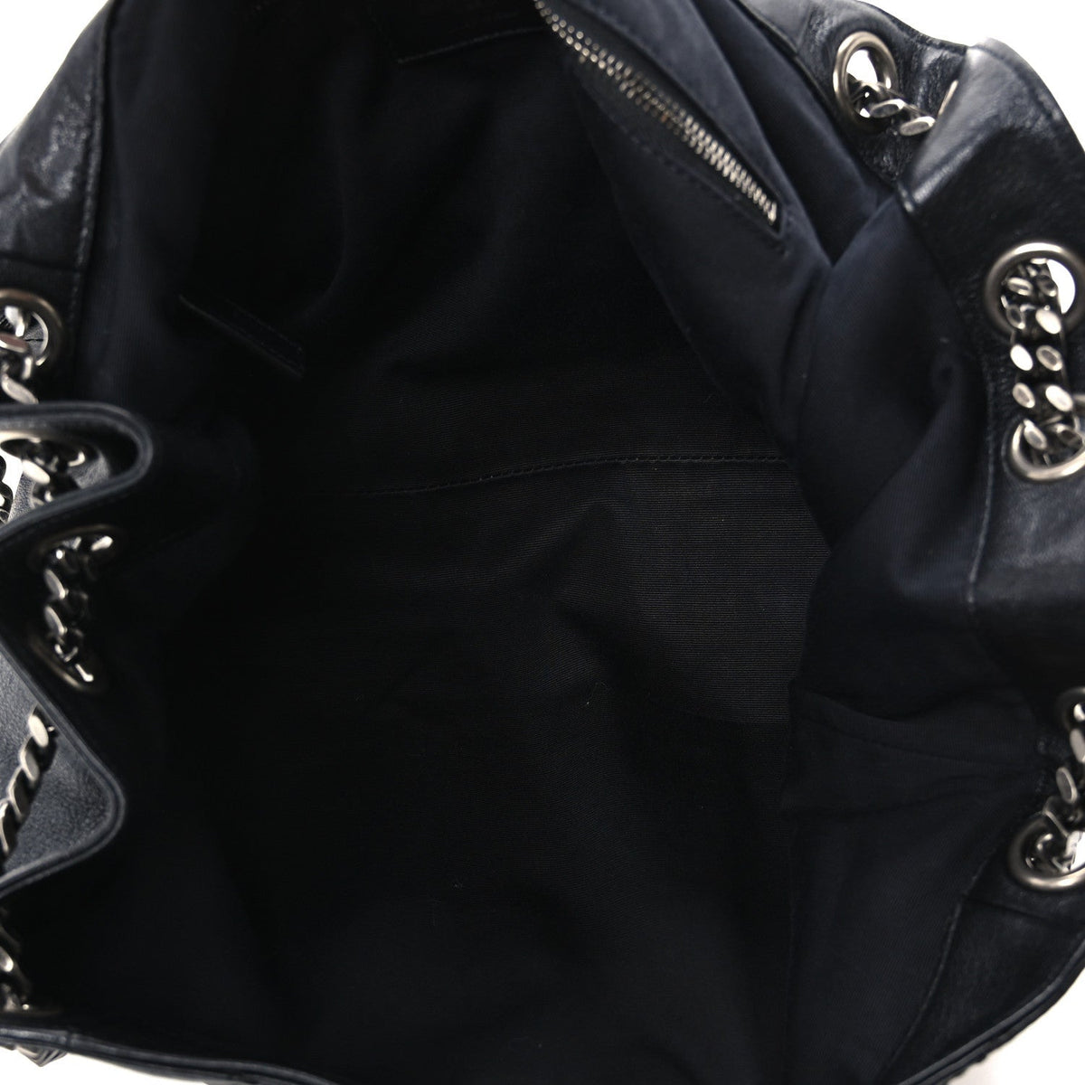 Medium Lambskin Handbag - Black