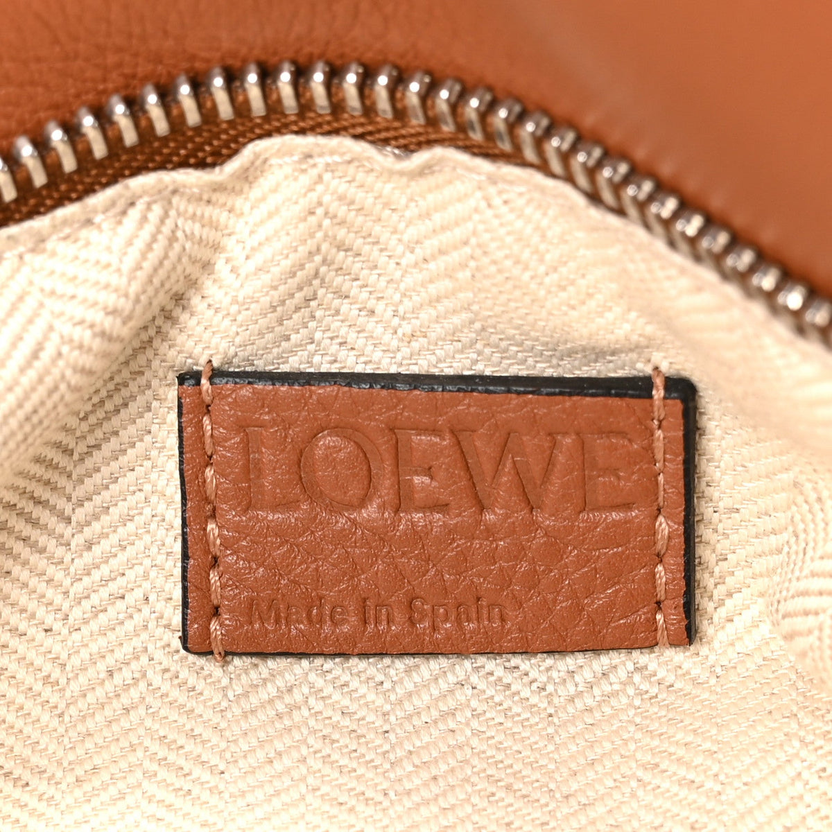 Small Calfskin Handbag - Tan