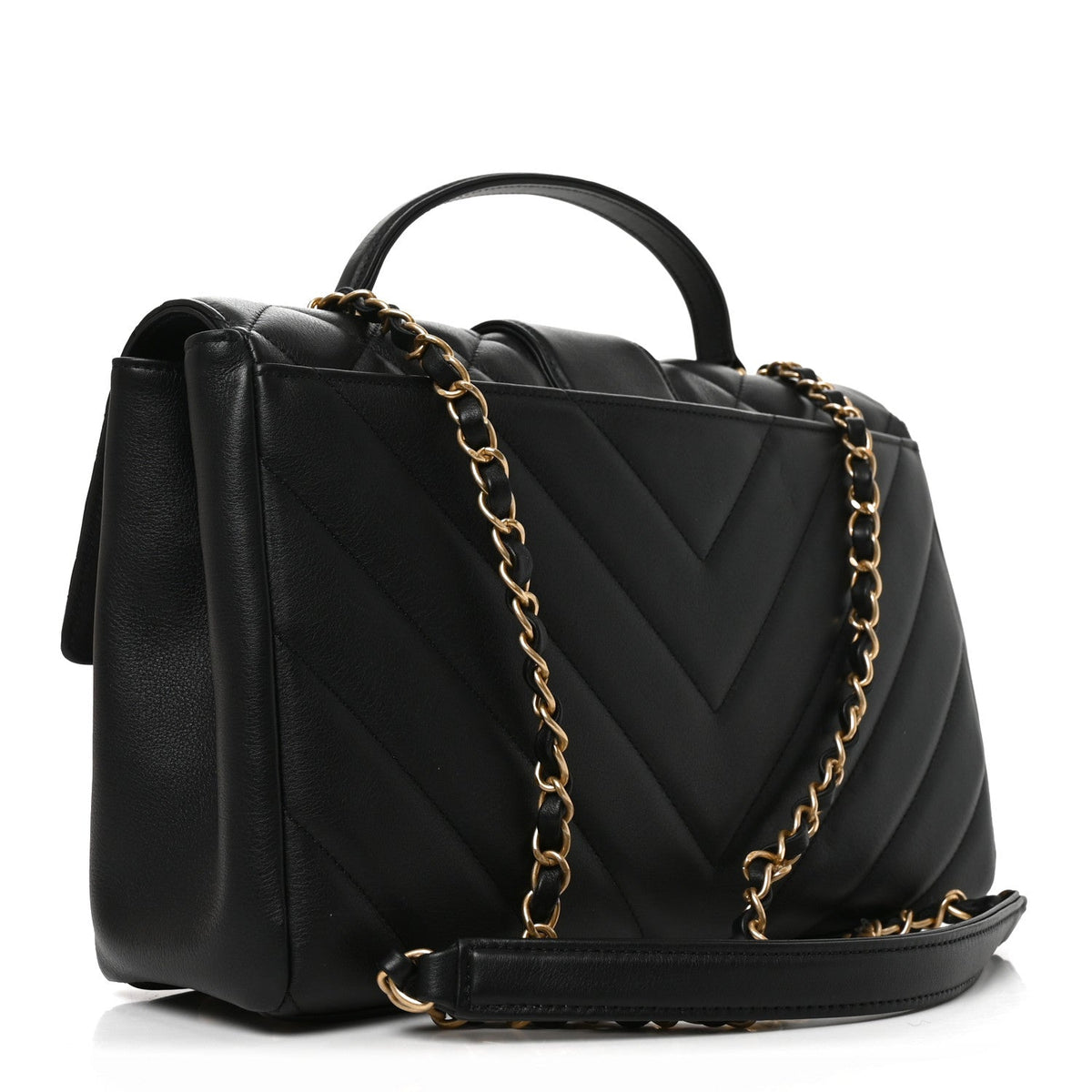 Quilted Calfskin Handbag - Black
