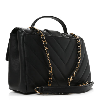 Quilted Calfskin Handbag - Black