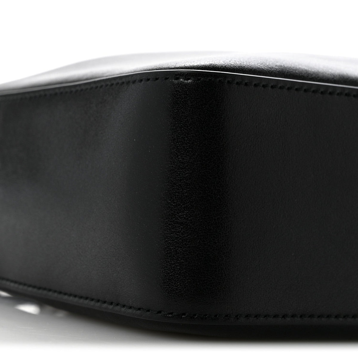 Small Calfskin Bucket Bag - Black