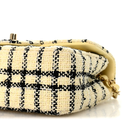 Mini Quilted Flap Shoulder Bag - Tan