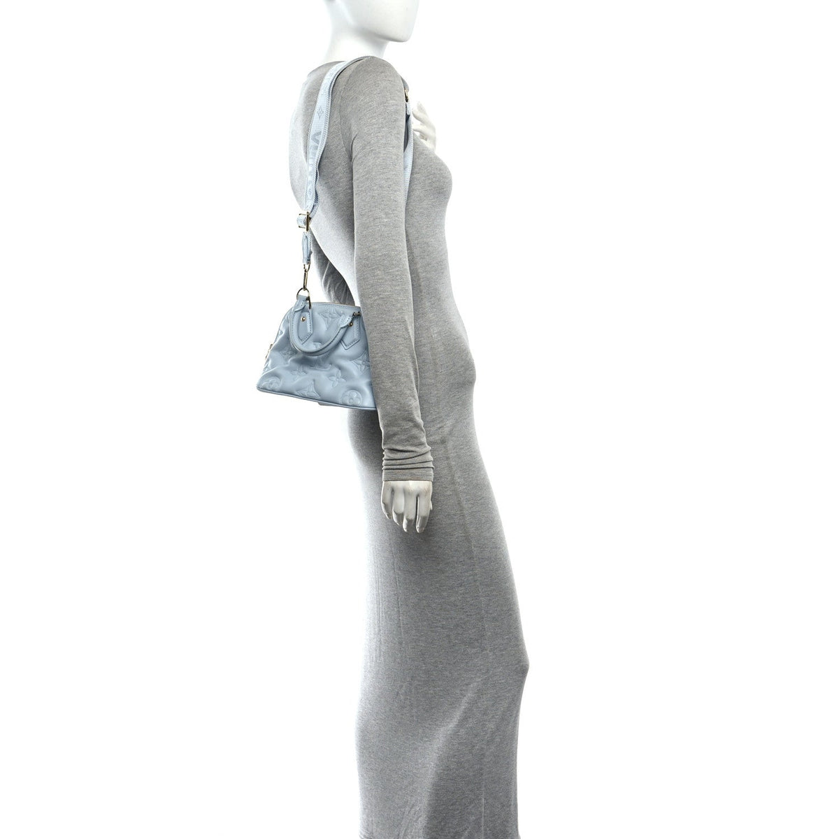 Calfskin Handbag - Blue