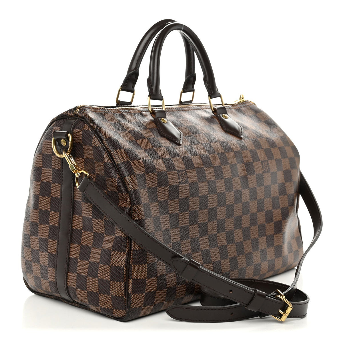 Damier Ebene Speedy Bandouliere 35 Handbag