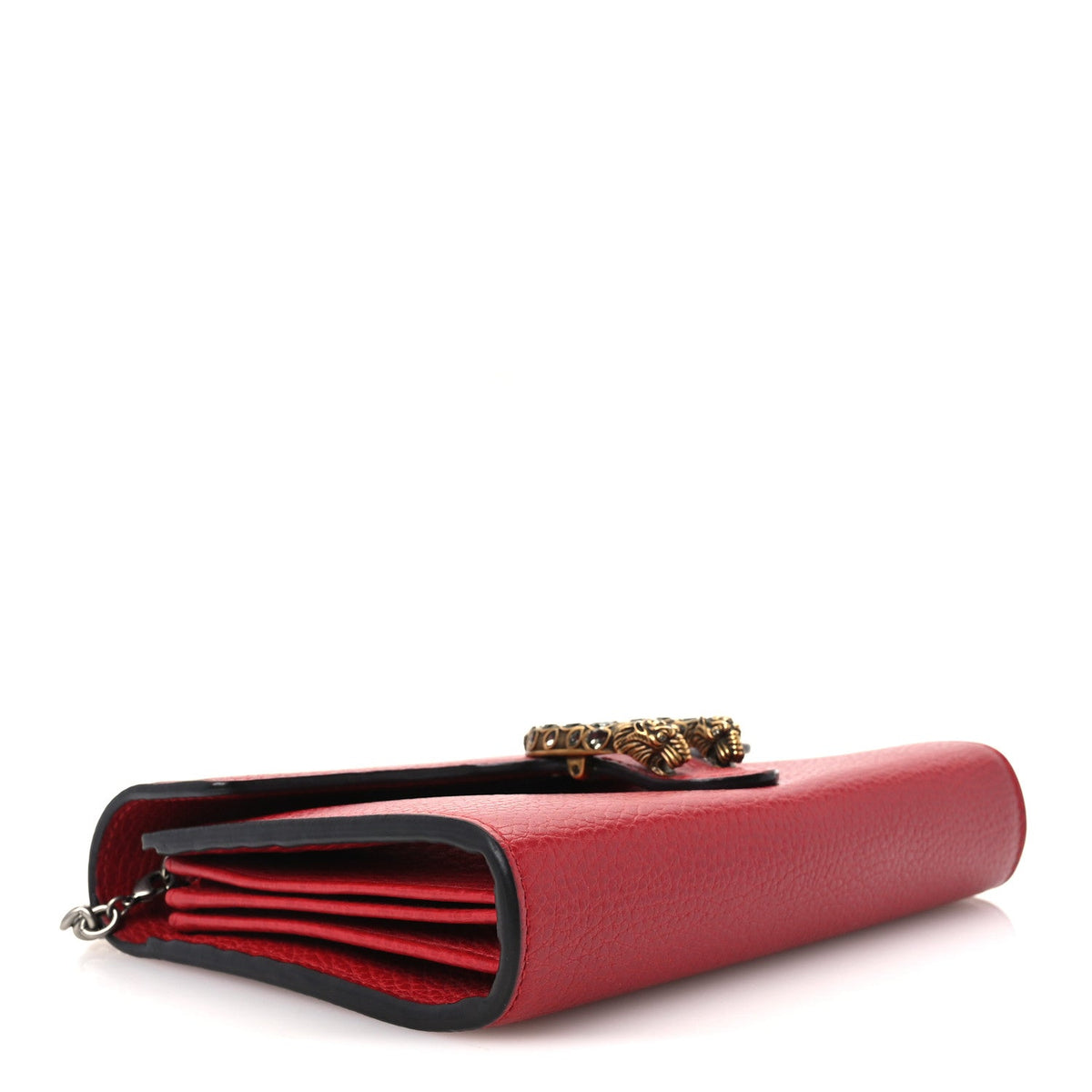 Mini Calfskin Wallet Bag - Red