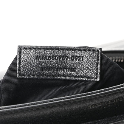 Mini Quilted Lambskin Handbag - Black