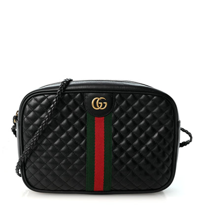 Small Calfskin Shoulder Bag - Black