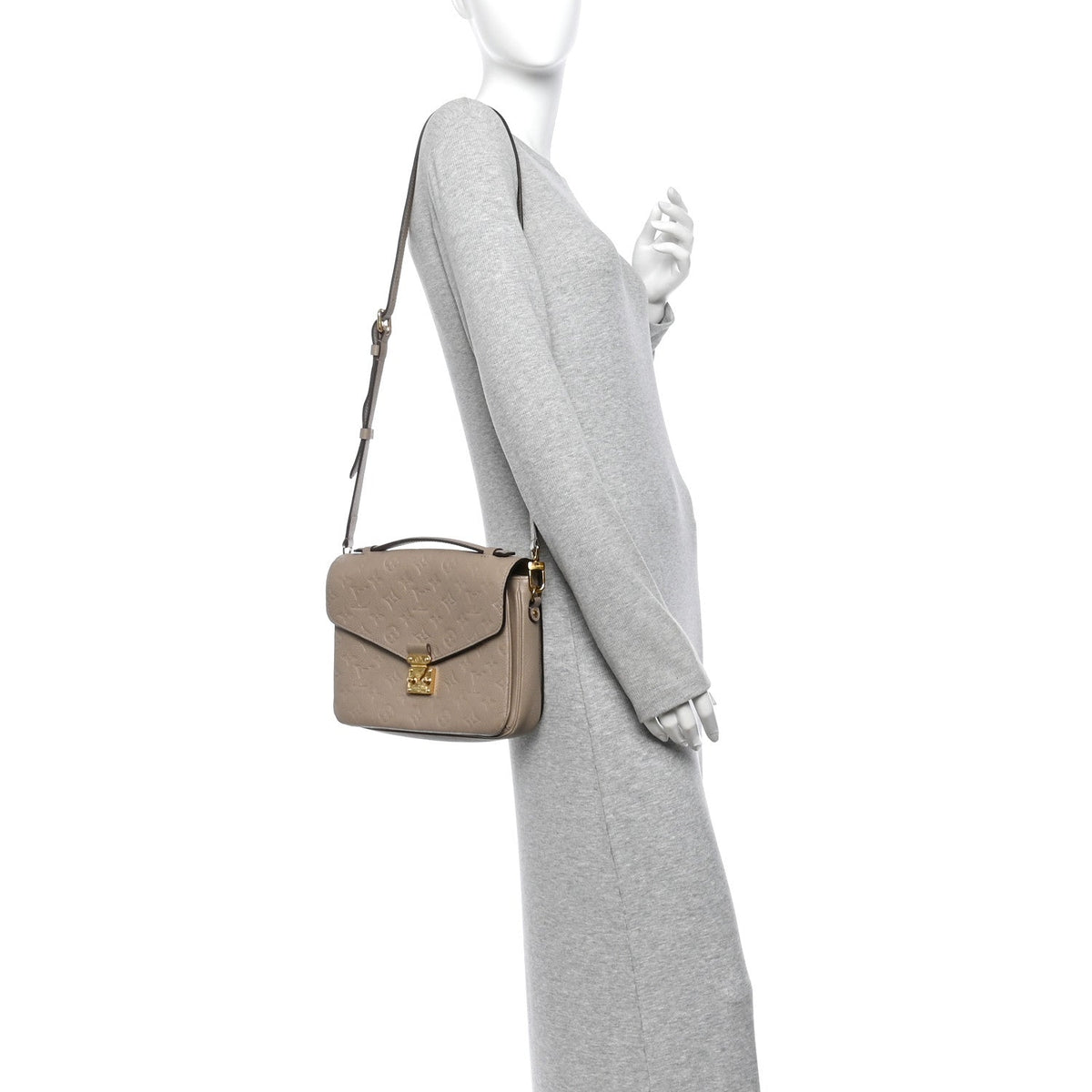 Empreinte Pochette Metis Tourterelle Handbag