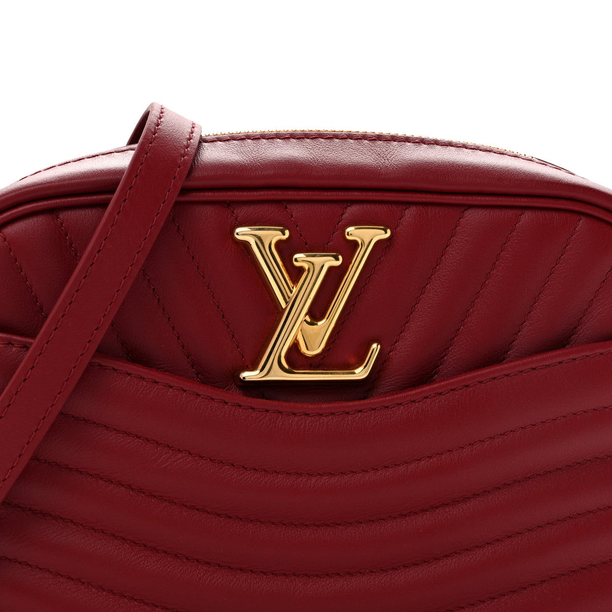Calfskin Crossbody Bag - Red