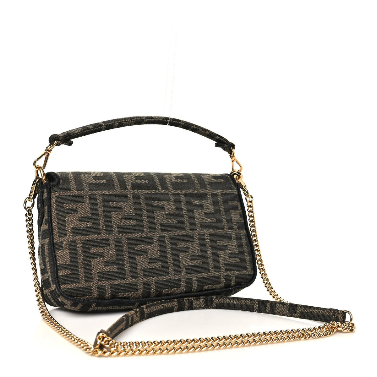 Mini Fabric Handbag - Black