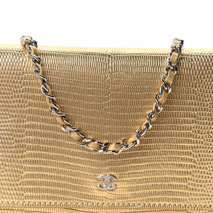 Calfskin Wallet Bag - Gold