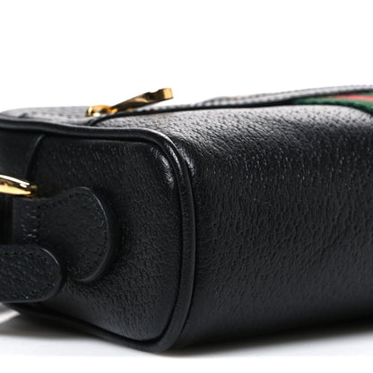 Mini Calfskin Shoulder Bag - Black
