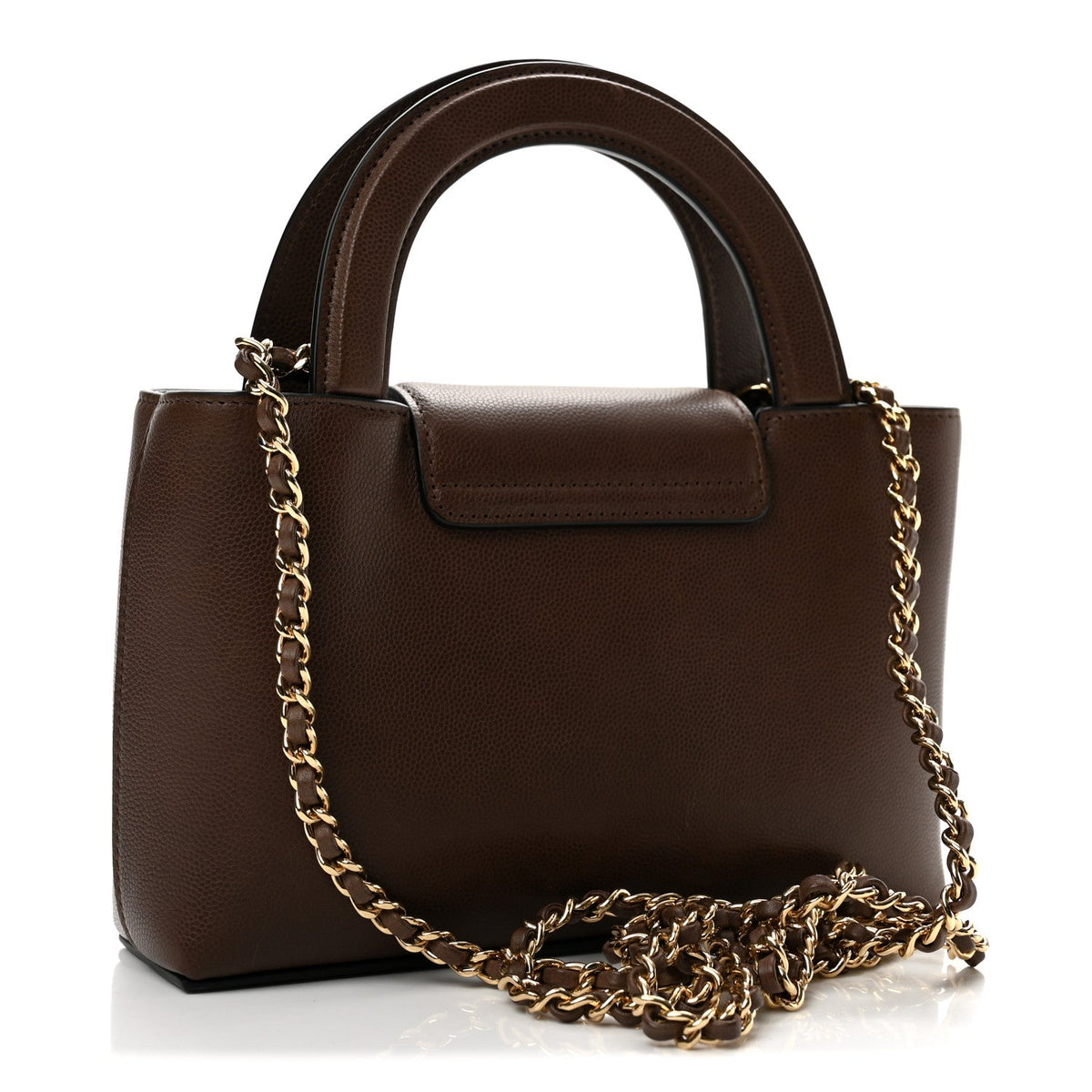 Nano Caviar Handbag - Brown