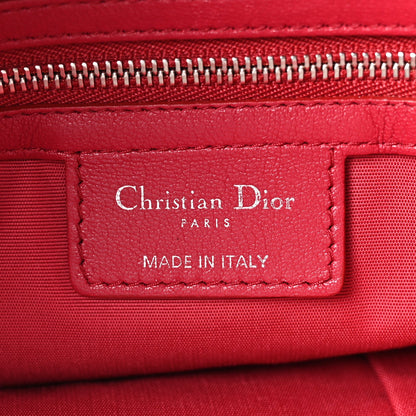 Medium Lambskin Tote Bag - Red