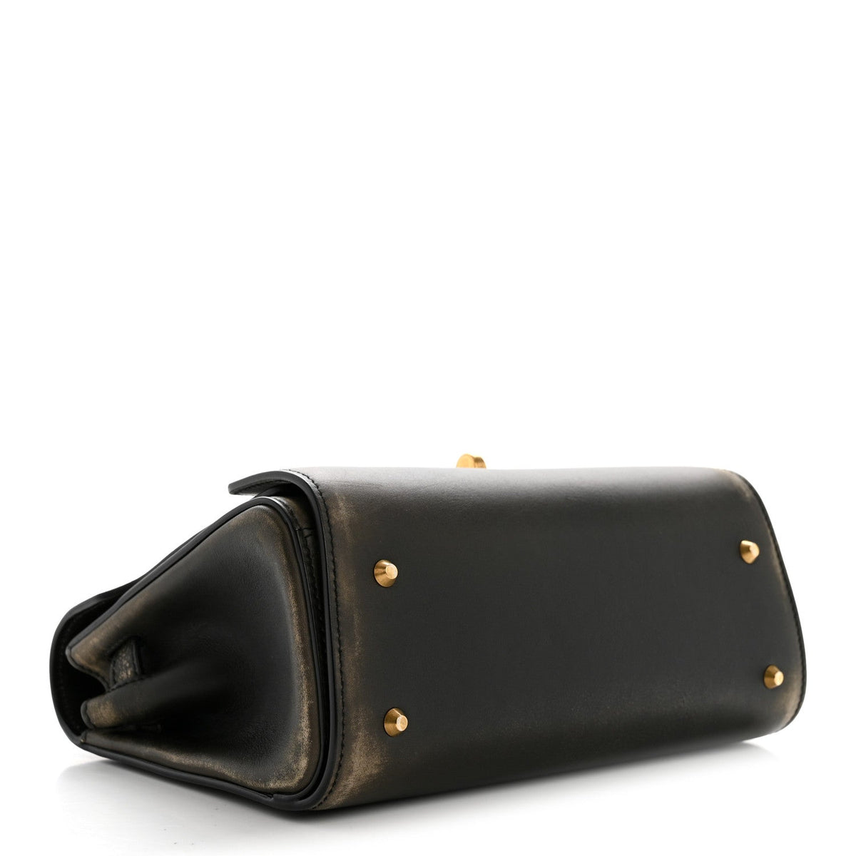 Small Calfskin Handbag - Brown