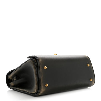 Small Calfskin Handbag - Brown