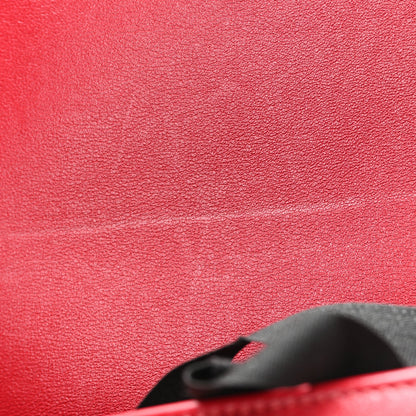 Small Quilted Calfskin Handbag - Red
