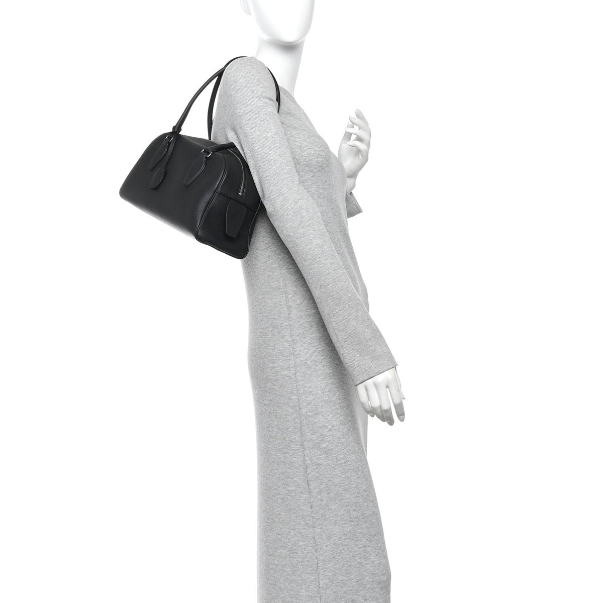 Calfskin Handbag - Black