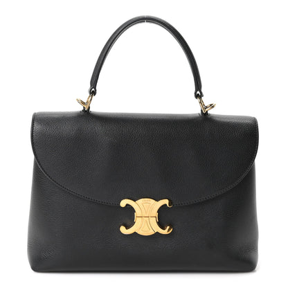 Medium Calfskin Handbag - Black