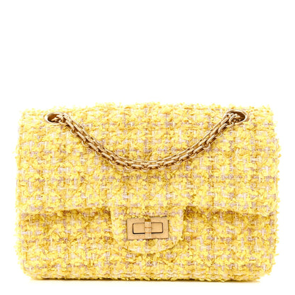 Mini Quilted Flap Shoulder Bag - Yellow