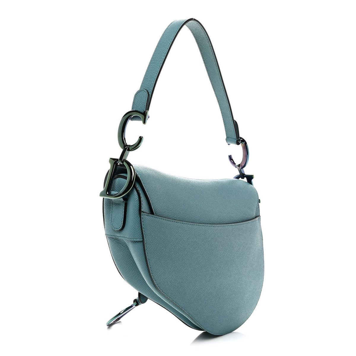 Calfskin Handbag - Blue