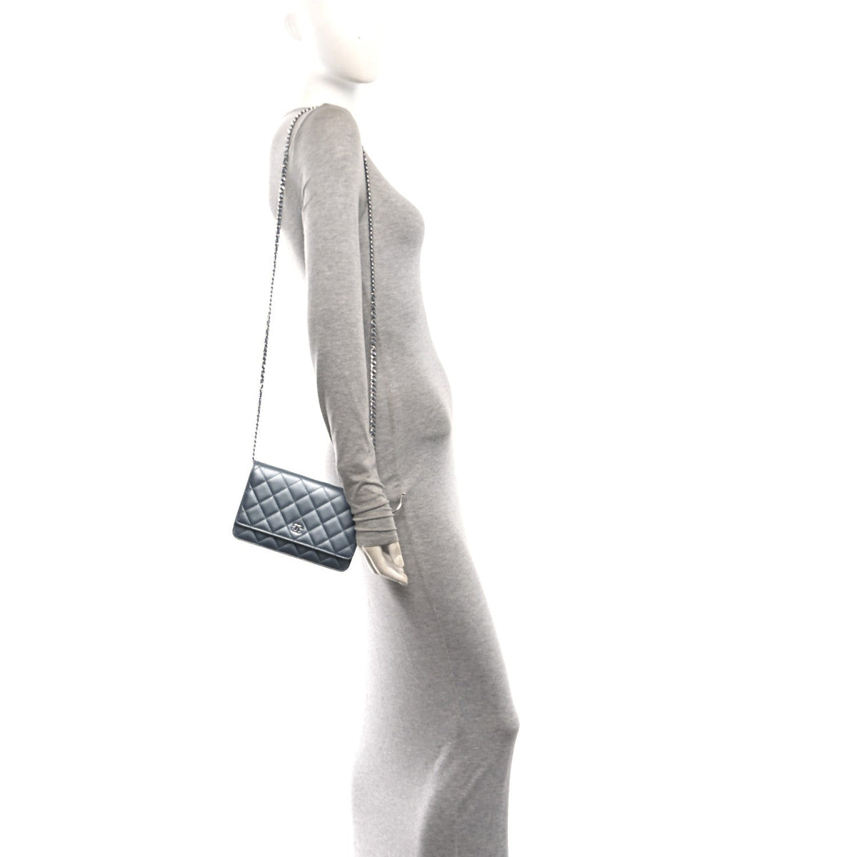 Quilted Lambskin Wallet Bag