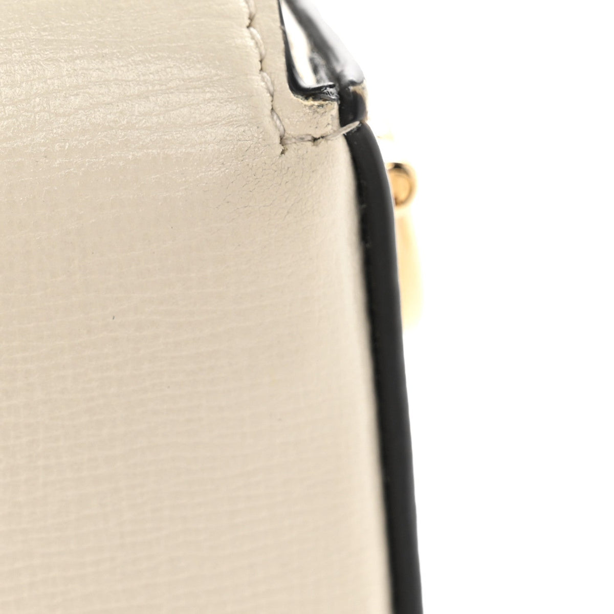 Small Calfskin Shoulder Bag - White