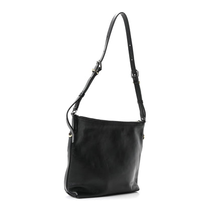Small Calfskin Handbag - Black