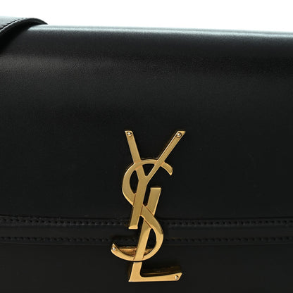 Small Calfskin Satchel Bag - Black