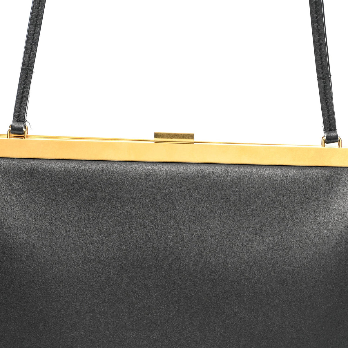 Medium Calfskin Shoulder Bag - Black