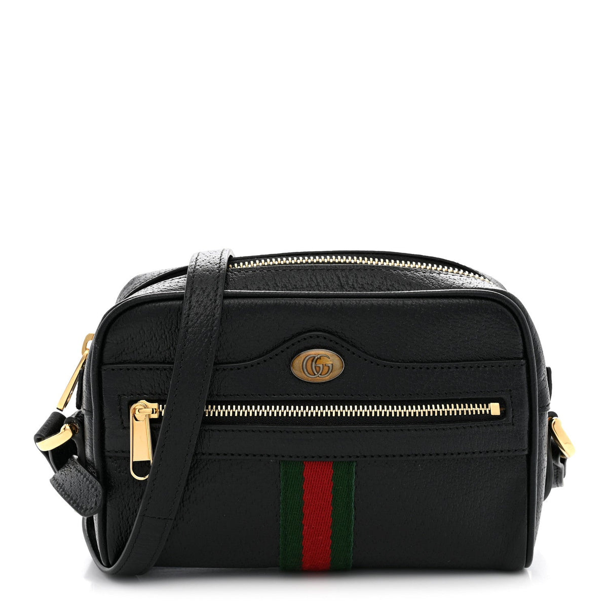 Mini Calfskin Shoulder Bag - Black