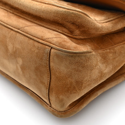 Medium Suede Satchel Bag