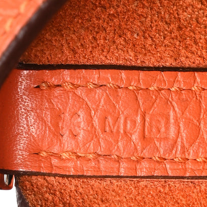 Taurillon Clemence Picotin Lock Mm Orang Handbag
