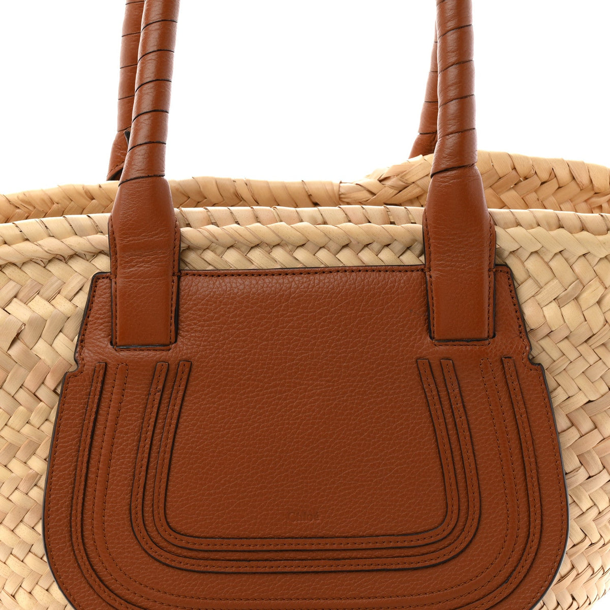 Small Calfskin Handbag - Tan